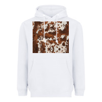 White brown cowhide Heavyweight Hoodie - BarkalooDesign