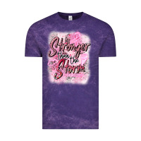 Cloud Purple stronger than the storm Vintage Tee - CowGirlArtShop