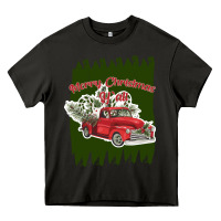 Asphalt merry christmas y'all truck Heavy Core Tee - Bettercallsaul