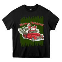 Black merry christmas y'all truck Heavy Core Tee - Bettercallsaul