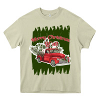 Mossy merry christmas y'all truck Heavy Core Tee - Bettercallsaul