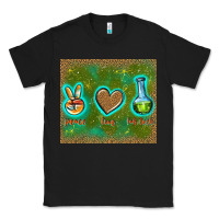 Black peace love lab tech Classic Tee - TumblerDesignByShophia