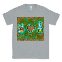 Heather Grey peace love lab tech Classic Tee - TumblerDesignByShophia