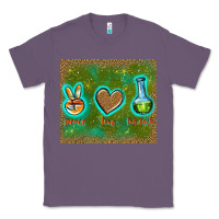 Lavender peace love lab tech Classic Tee - TumblerDesignByShophia