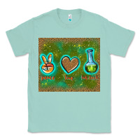 Seafoam peace love lab tech Classic Tee - TumblerDesignByShophia