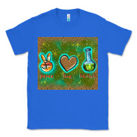 True Royal peace love lab tech Classic Tee - TumblerDesignByShophia