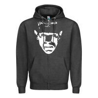 Charcoal Heather classic monster horror movie poster vintage halloween Zipper Hoodie - longCreatives