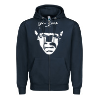 Navy classic monster horror movie poster vintage halloween Zipper Hoodie - longCreatives