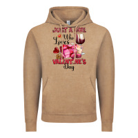 Vintage Coffee just a girl who loves valentine's day Vintage Hoodie - OliviaCreatesArt