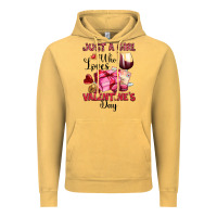 Just A Girl Who Loves Valentine's Day Vintage Hoodie | Teevron
