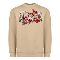 Mushroom nurse valentines day Heavyweight Sweatshirt - RacoonDesign