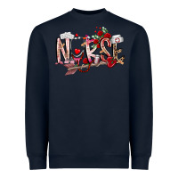 Navy nurse valentines day Heavyweight Sweatshirt - RacoonDesign