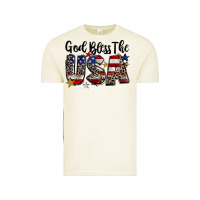 Vintage Arctic god bless the usa Vintage Tee - CowGirlArtShop
