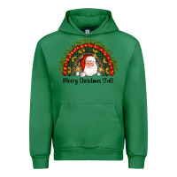 Emerald merry christmas y'all santa rainbow Urban Hoodie - AdoDesignShop