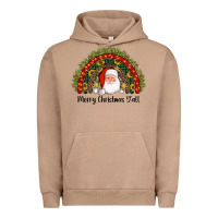 Pigment Burro merry christmas y'all santa rainbow Urban Hoodie - AdoDesignShop