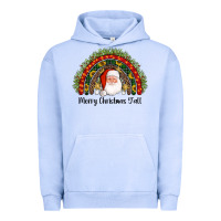 Pigment Grape Ice merry christmas y'all santa rainbow Urban Hoodie - AdoDesignShop