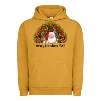 Pigment Peanut Butter merry christmas y'all santa rainbow Urban Hoodie - AdoDesignShop