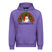 Tulip merry christmas y'all santa rainbow Urban Hoodie - AdoDesignShop