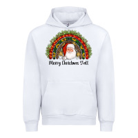 White merry christmas y'all santa rainbow Urban Hoodie - AdoDesignShop
