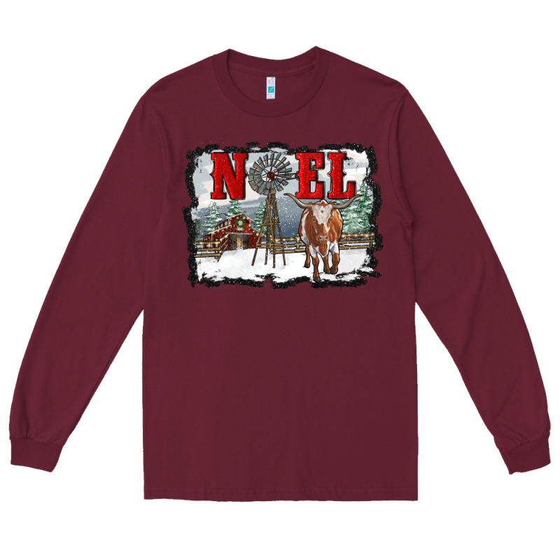 Noel With Windmill And Farm Long Sleeve Tee by RanaPortraitStore | Teevron