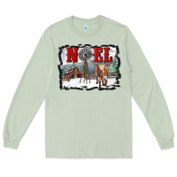 Matcha noel with windmill and farm Long Sleeve Tee - RanaPortraitStore