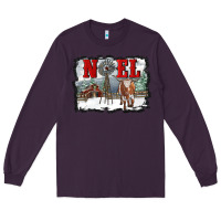 Plum noel with windmill and farm Long Sleeve Tee - RanaPortraitStore