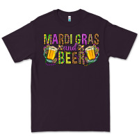 Plum Mardi Gras and beer Premium Tee - NancyCooperArtShop