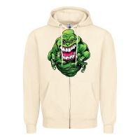 Sandshell halloween green slimer ghost Zipper Hoodie - longCreatives