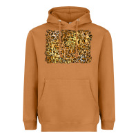 Meerkat handdrawn leopard pattern yellow Heavyweight Hoodie - BarkalooDesign