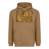 Toasted Coconut handdrawn leopard pattern yellow Heavyweight Hoodie - BarkalooDesign