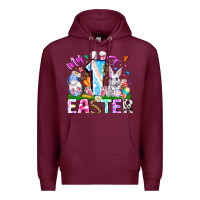 Burgundy My 1st Easter Premium Hoodie - CowhideDigitalArt