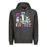 Charcoal Heather My 1st Easter Premium Hoodie - CowhideDigitalArt