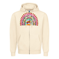 Sandshell teacher pen apple books rainbow Zipper Hoodie - Artiststas