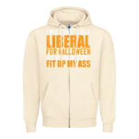 Sandshell i was going to be a liberal for halloween but my head Zipper Hoodie - longCreatives