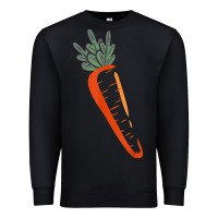 Black big carrot costume cute easy vegetable halloween gift Premium Sweatshirt - longCreatives