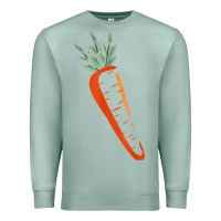 Seafoam big carrot costume cute easy vegetable halloween gift Premium Sweatshirt - longCreatives