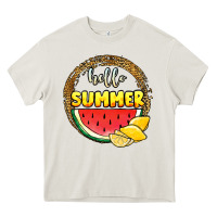 Cream hello summer watermelon Heavy Core Tee - JahusDesignShop