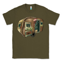 Army Green Caravan Classic Tee - HowdyJamesFarm