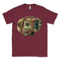 Burgundy Caravan Classic Tee - HowdyJamesFarm