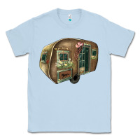 Dusty Blue Caravan Classic Tee - HowdyJamesFarm
