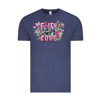 Vintage Denim Faith hope cure Cancer Awareness Vintage Tee - HowdyJamesFarm