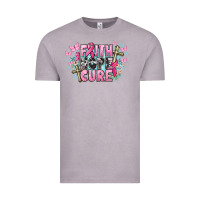 Vintage Zinc Faith hope cure Cancer Awareness Vintage Tee - HowdyJamesFarm