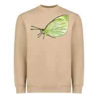 Mushroom Cabbage White Butterfly Heavyweight Sweatshirt - LillyAllenDesigns