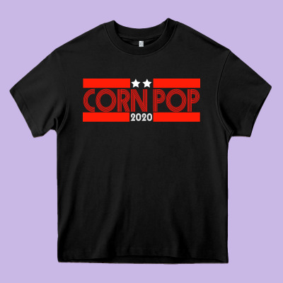 Joe Biden Corn Pop Heavy Core Tee Designed By Bettercallsaul