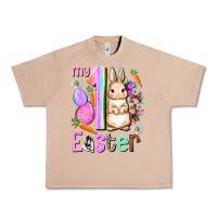 Burro My first Easter Girl Easter Day Urban Heavy Tee - HowdyJamesFarm