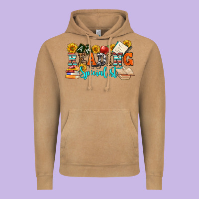 Reading Specialist Olivia Vintage Hoodie Designed By Oliviacreatesart