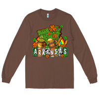 Chestnut St. Patrick's Arkansas Long Sleeve Tee - OliviaCreatesArt