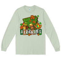 Matcha St. Patrick's Arkansas Long Sleeve Tee - OliviaCreatesArt