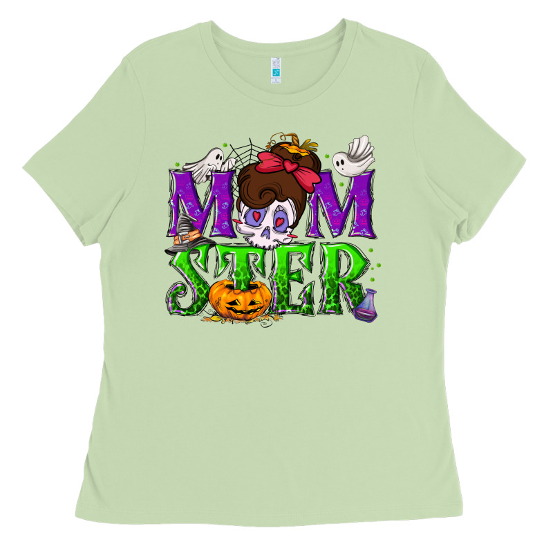 Momster Halloween Ladies Tee by NancyCooperArtShop | Teevron