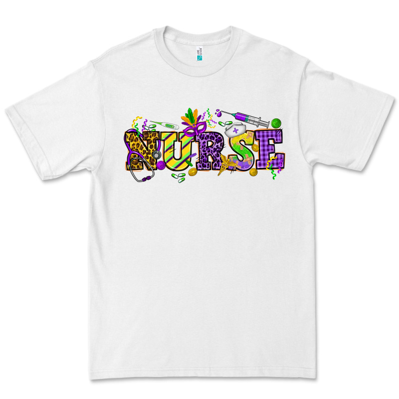 Mardi Gras Day Nurse Premium Tee by NancyCooperArtShop | Teevron